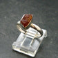 Pezzottaite Crystal Silver Ring From Madagascar - Size 6 - 1.90 Grams