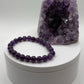 Classic Amethyst Stretch Bracelet – Calming & Spiritual Clarity - 15.69 Grams