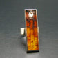 Natural Baltic Amber 925 Silver Ring - Size Adjustable