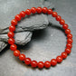 Carnelian Genuine Bracelet ~ 7 Inches ~ 6mm Round Beads