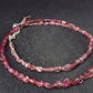 Lightweight Tumbled Pink Tourmaline Tiny Beads Necklace from Brazil - 19" - 8.2 Grams