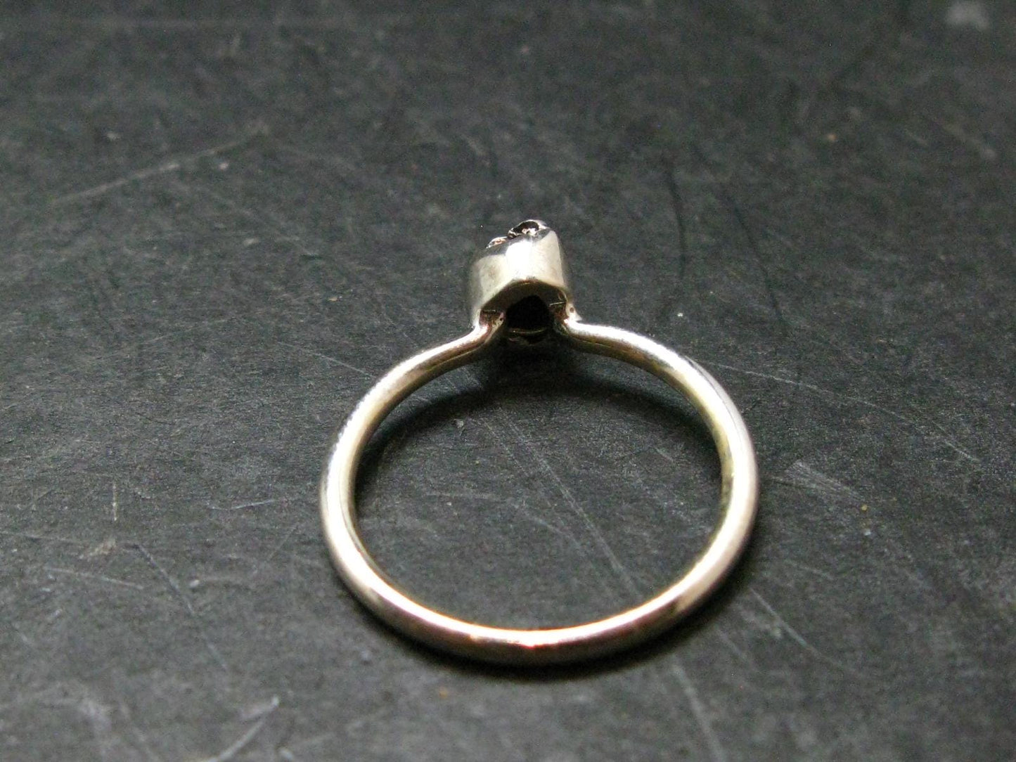 Meteorite Campo Del Cielo Sterling Silver Ring From Argentina - 1.97 Grams - Size 7