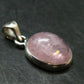 Pink Morganite Silver Pendant From Brazil - 1.1" - 3.88 Grams