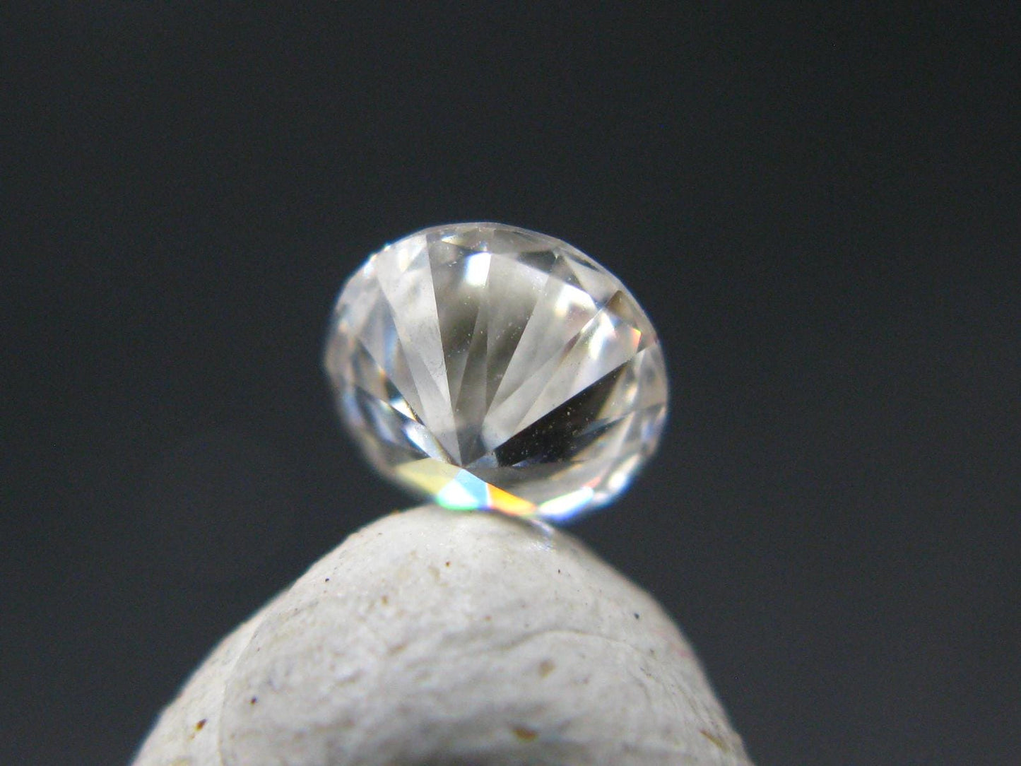 Gem Moissanite Facetted Cut Stone - 0.43 Carats