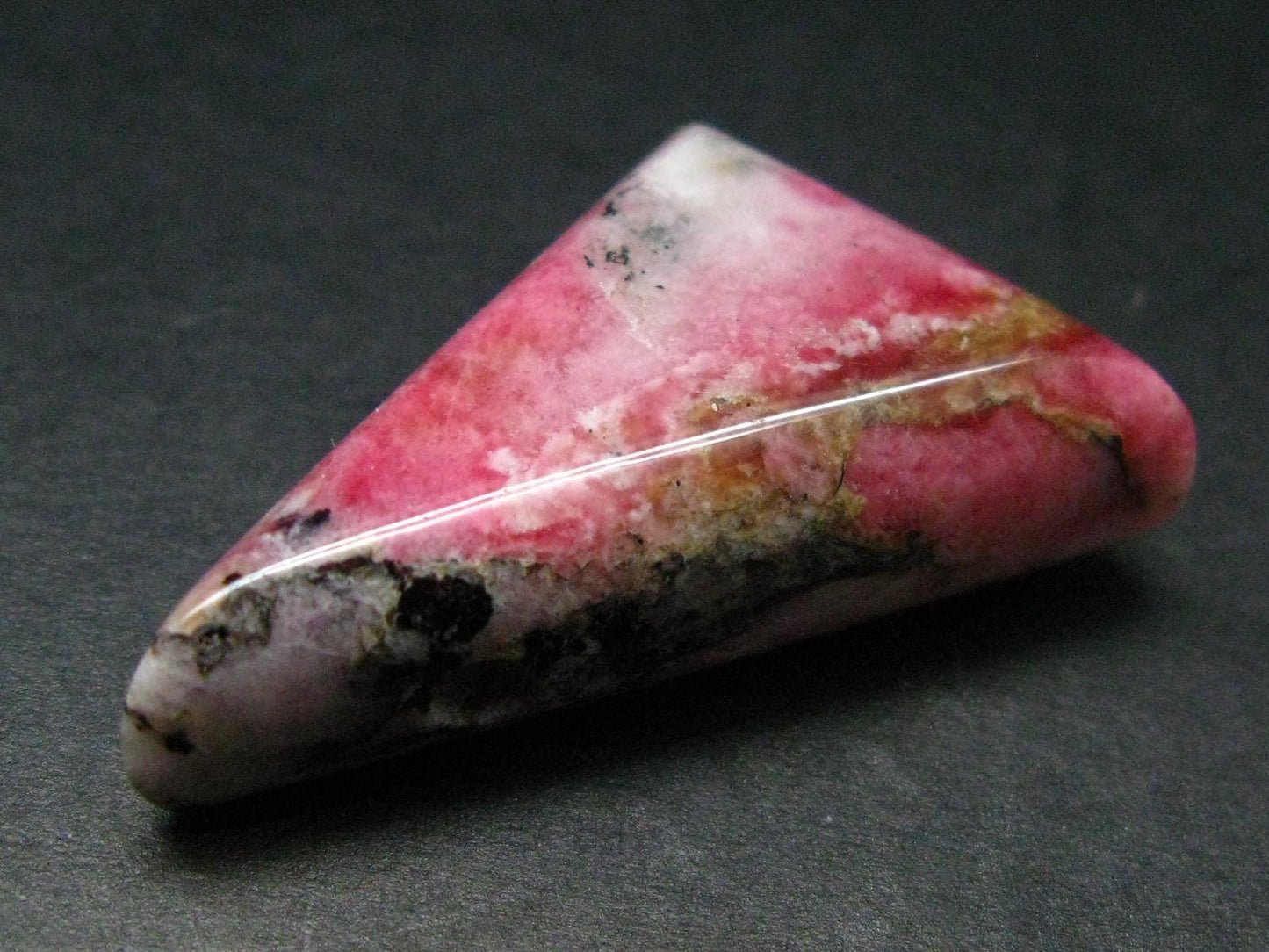 Rare Pink Tugtupite Metal Free Pendant From Greenland - 1.5" - 8.87 Grams