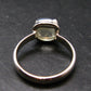 Libyan Desert Glass Tektite Sterling Silver Ring from Libya - Size 9 - 3.89 Grams
