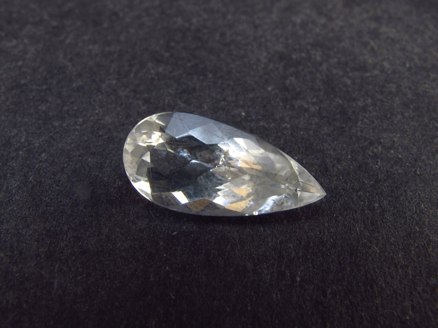 2.45 Carat Phenakite Phenacite Cut Gemstone from Russia 14.3x6.7x4.5mm