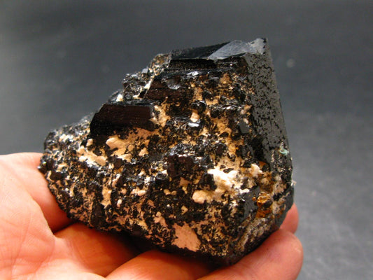 Fine Black Tourmaline Schorl Crystal From Namibia - 2.1" - 102.67 Grams
