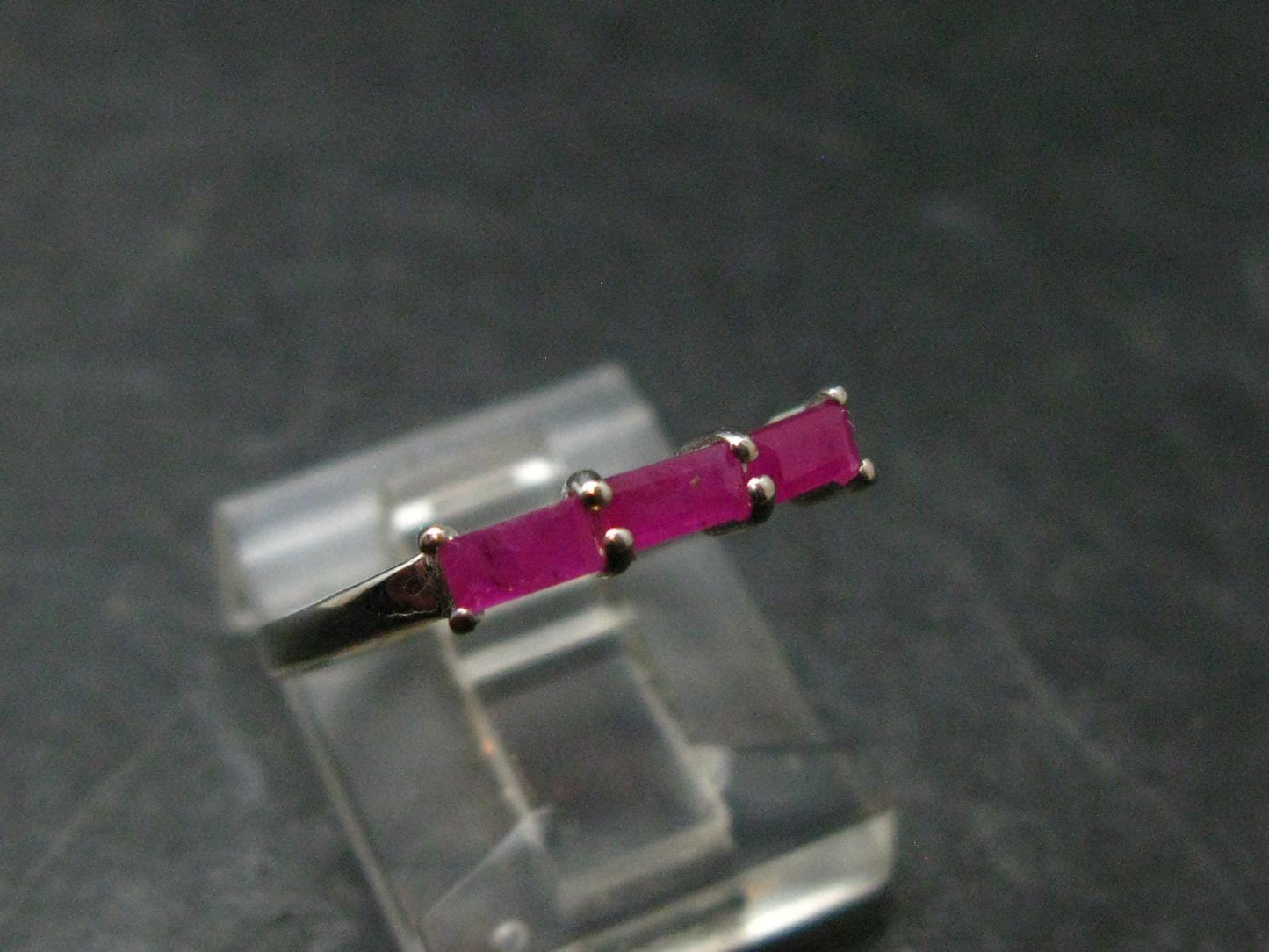 Star Ruby Sterling Silver Ring- Size 6 - 1.51 Grams
