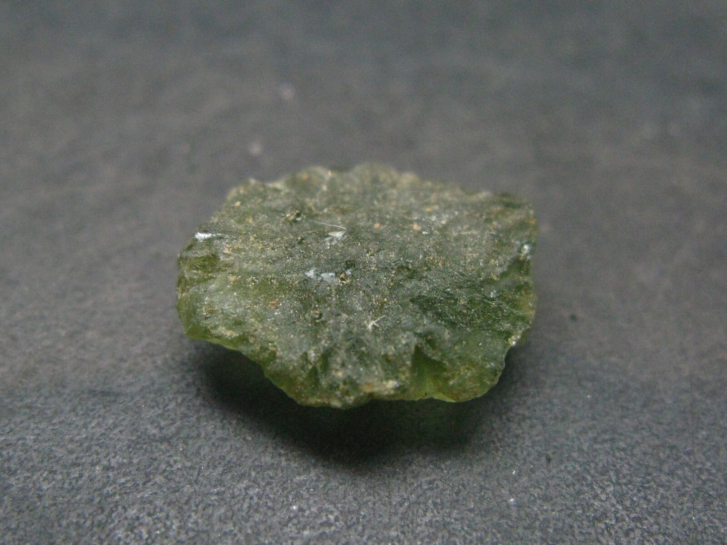 Moldavite Tektite Raw Piece from Czech Republic - 0.7" - 6.50 Carats - 1.30 Grams