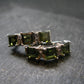 Moldavite Tektite Silver Earrings from Czech Republic - 4.81 Grams