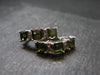 Moldavite Tektite Silver Earrings from Czech Republic - 4.81 Grams