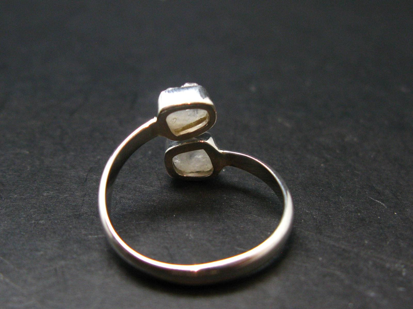Natrolite Silver Ring From Russia - 2.18 Grams - Size 9