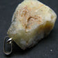 Rare Natural Rough Cat's-Eye Opal With 925 Silver Pendant from Tanzania - 1.2"