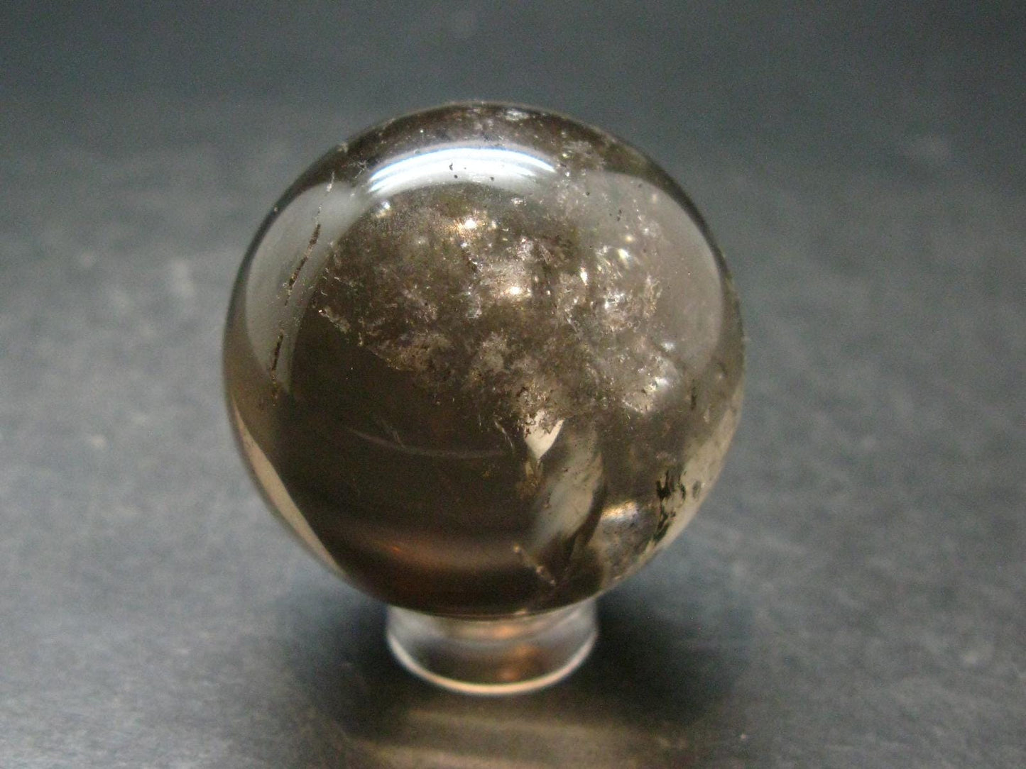 Natural color Smoky Quartz Sphere From Brazil - 1.2"