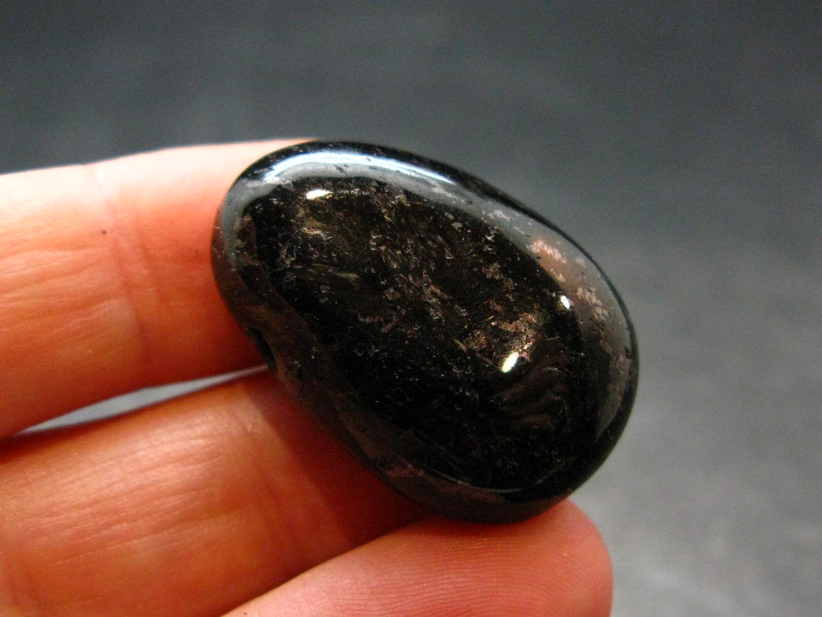 Nuumite Nuummite Metal Free Pendant From Greenland - 1.1" - 13.09 Grams