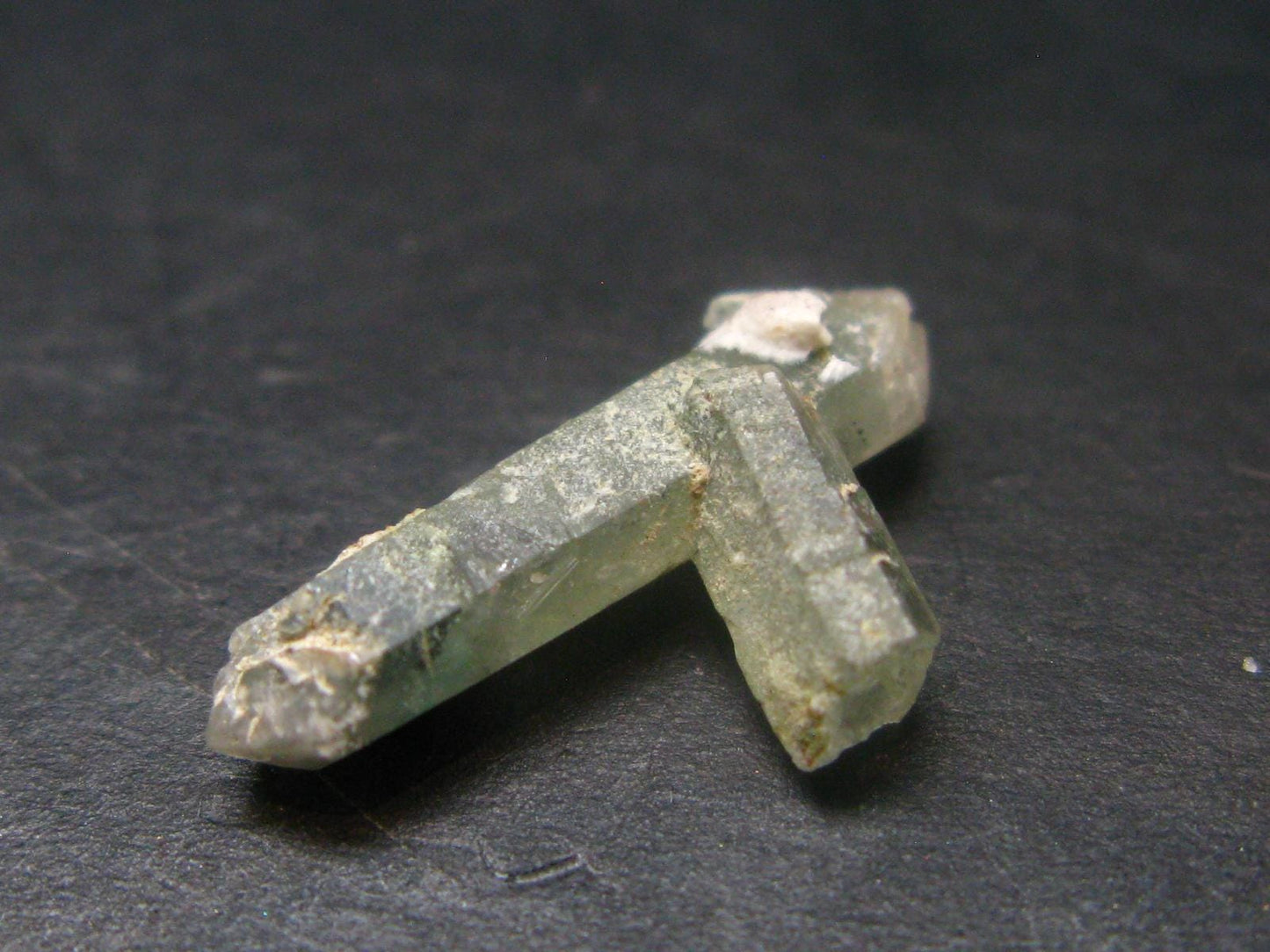 Ajoite In Quartz Crystal From South Africa - 0.7" - 0.67 Grams
