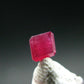 Beautiful Rare Gem Bixbite Red Beryl Emerald Cut Stone From Utah USA - 0.14 Carats - 3.4x3.1mm