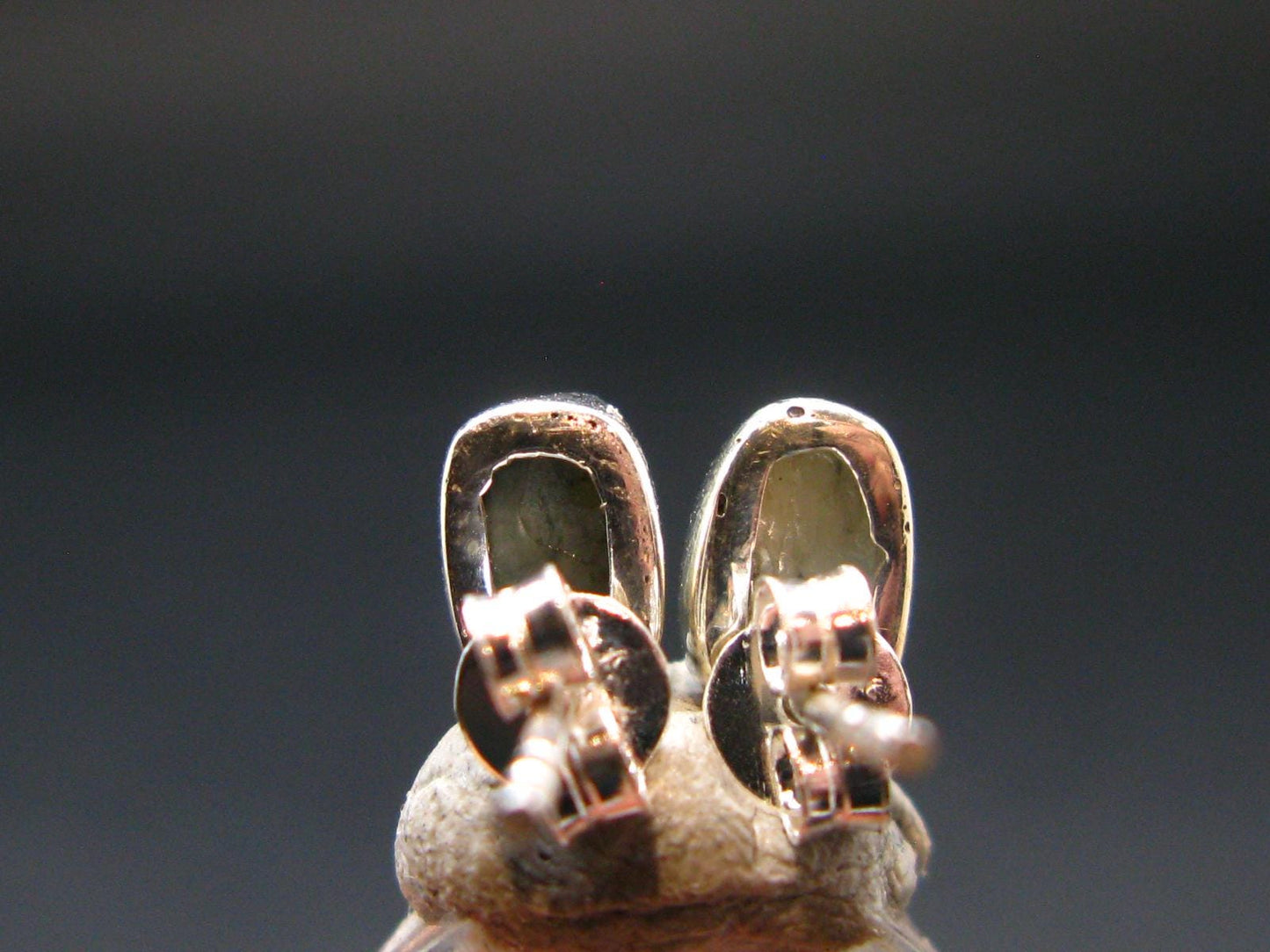 5.70 Carat Phenakite Phenacite Sterling Silver Stud Earrings from Brazil