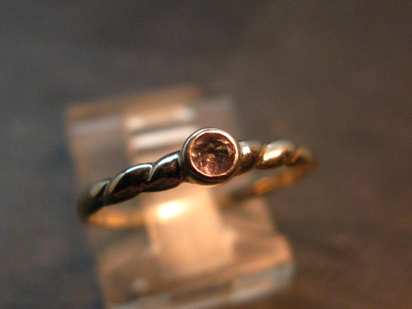 Genuine Alexandrite Gem Silver Ring From Russia - Size 6.25 - 0.91 Grams