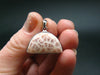 Natrolite Sterling Silver Pendant Necklace From Indonesia - 0.8" - 3.89 Grams