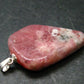 Pink Petalite Silver Pendant from Canada - 1.4" - 5.84 Grams
