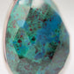 Natural Chrysocolla Pendant Blue Green Gemstone Silver Necklace Healing Crystal Jewelry Gift