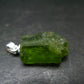 Peridot Olivine Pendant in SS From Arizona - 1.0" - 3.53 Grams