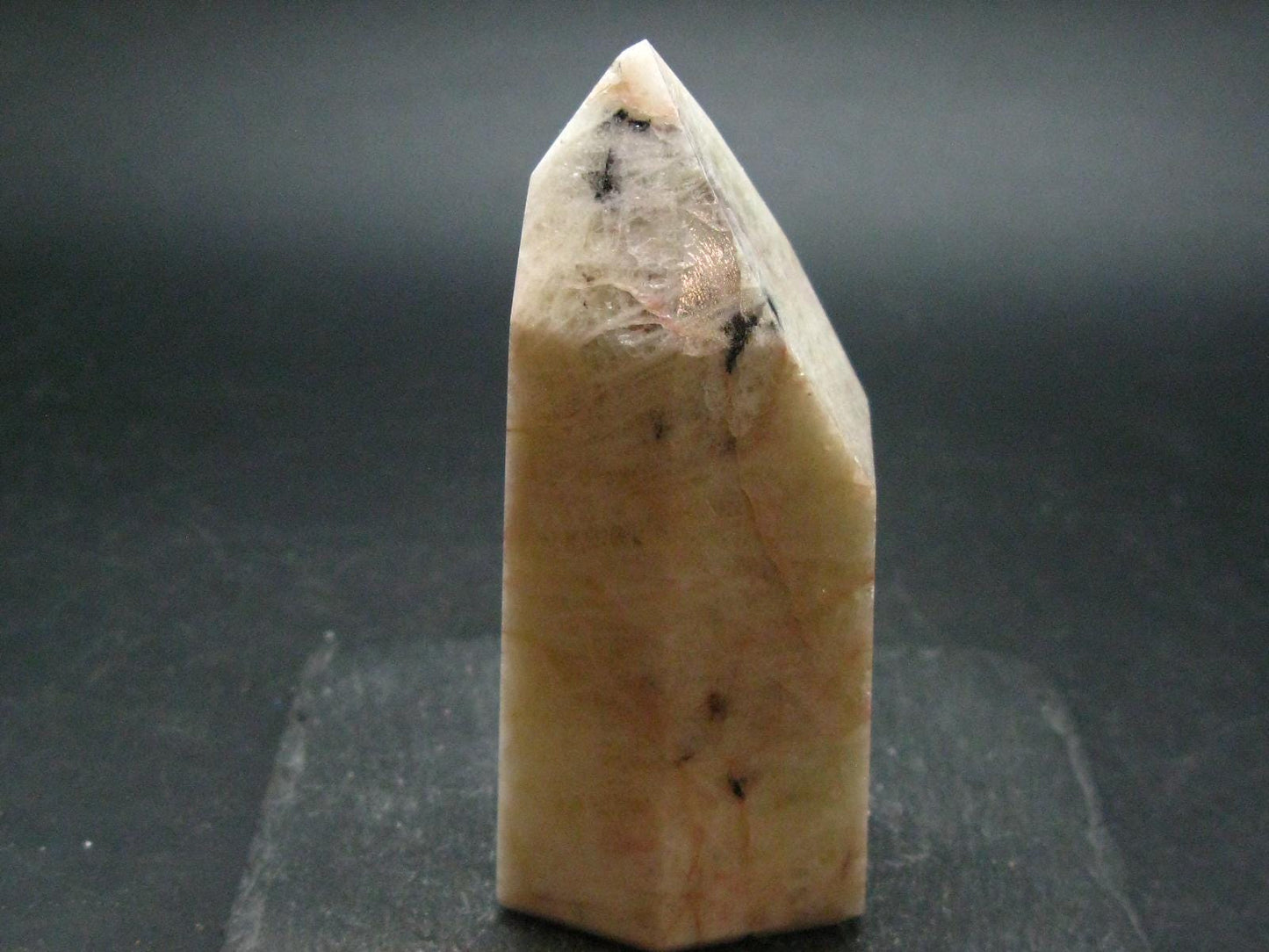 Nice Golden Amblygonite Obelisk from Brazil - 211.38 Grams - 3.4"