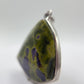 Atlantisite Pendant Serpentine Gemstone Silver Necklace Natural Stone Healing Jewelry Gift