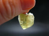 Rare Gemmy Yellowish-Green Brazilianite Terminated Crystal Silver Pendant From Brazil - 0.9" - 5.50 Grams