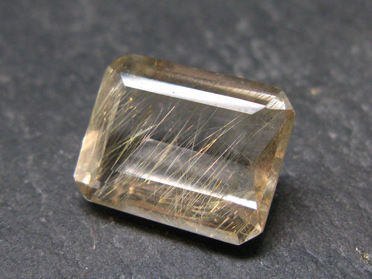 Rutilated Quartz Cut Stone From Brazil - 9.78 Carats