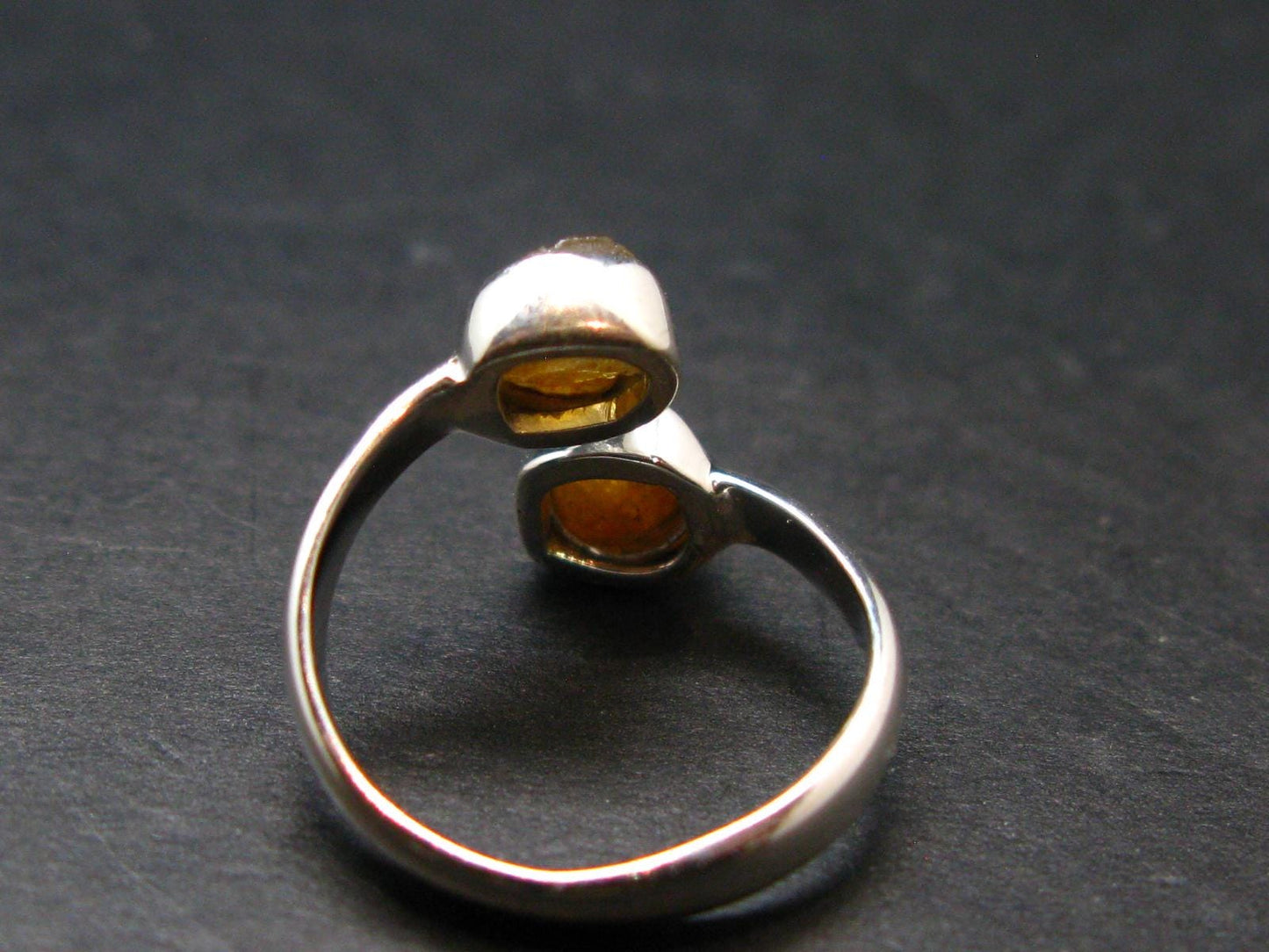 Green Herderite Silver Ring From Brazil - 2.05 Grams - Size 5
