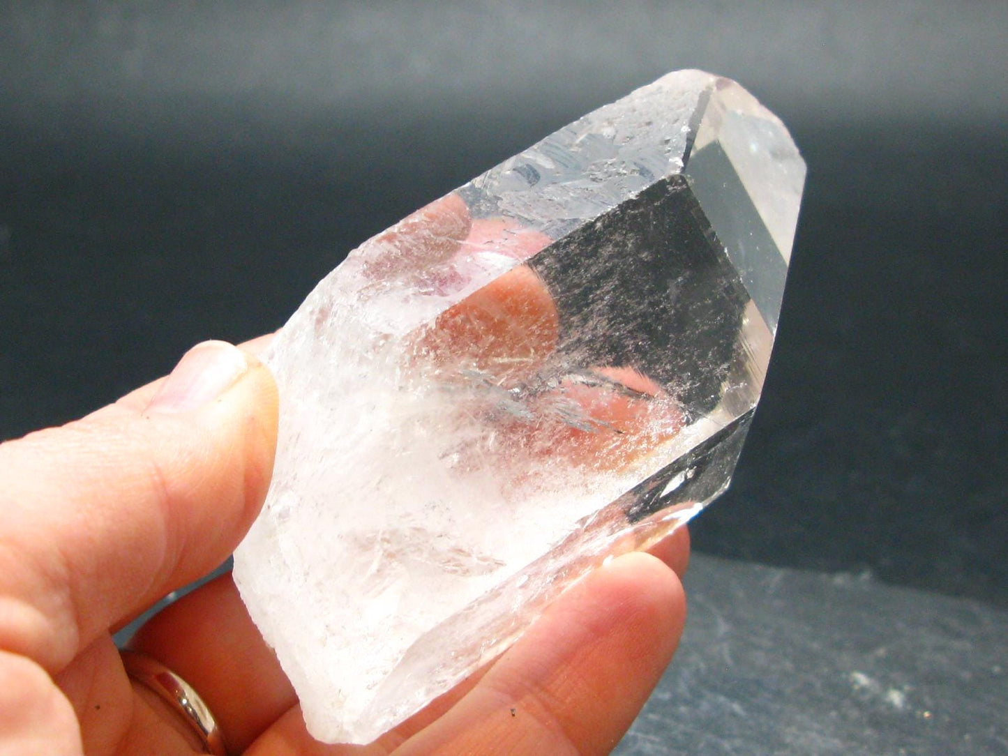 Record Keeper Lemurian Seed Quartz Crystal From Brazil - 3.1"