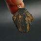 Large Hematite and Rutile Silver Pendant from Brazil - 1.2" - 4.62 Grams