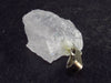 Very Nice Pink Morganite Silver Pendant From Brazil - 0.9" - 2.65 Grams