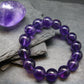 AAA Grade Amethyst Gem Genuine Bracelet ~ 7 Inches ~ 13mm Round Beads