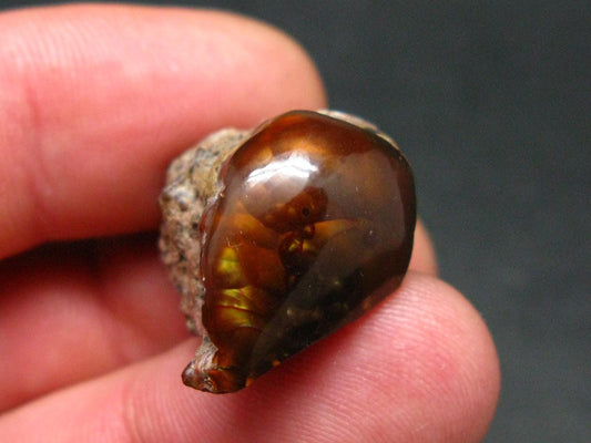 Fire Agate Crystal From Mexico - 0.9" - 7.50 Grams