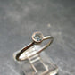Genuine Facetted Aquamarine Gem Sterling Silver Ring - Size 8 - 1.84 Grams
