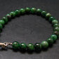 Green Garnet Tsavorite Genuine Bracelet - 13.80 Grams - 7 Inches - 7 mm Round Beads
