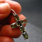 Moldavite Tektite Silver Pendant from Czech Republic - 1.3" - 2.40 Grams
