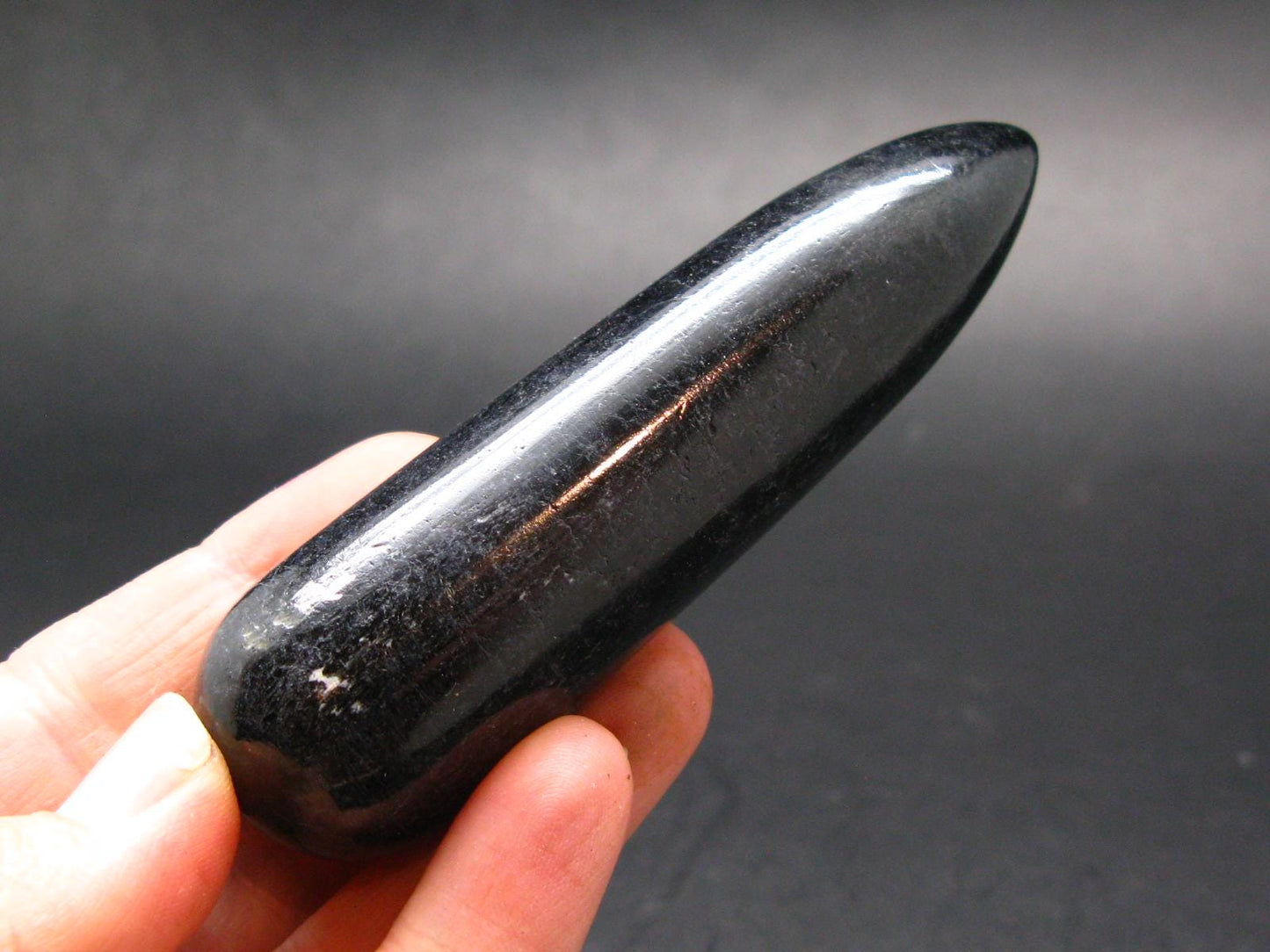 Black Tourmaline Schorl 3.3" Wand From Brazil - 86.75 Grams
