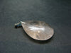 Rutilated Quartz Silver Pendant From Brazil - 1.5"