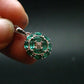Emerald Silver Pendant W/Chain From Colombia - 2.90 Grams Total
