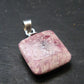 Bixbite Red Emerald Beryl Silver Pendant From Utah USA - 5.5 Carats - 0.8"
