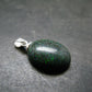 Rare Black Opal Sterling Silver Pendant From Australia - 0.9" - 1.49 Grams