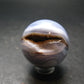 Rare Blue Lace Holly Chalcedony Agate Sphere From Malawi - 1.4"