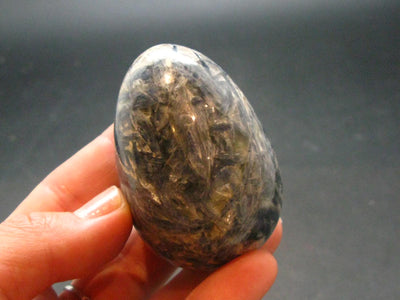 Blue Kyanite Egg From Brazil - 2.1"