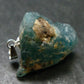 Grandidierite Silver Pendant From Madagascar - 1.1" - 6.09 Grams