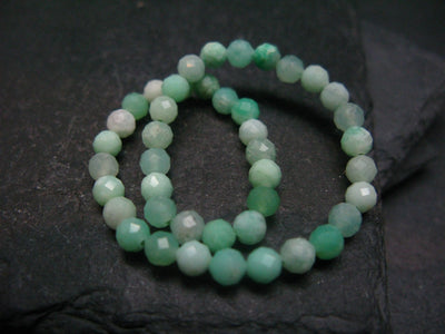 Chrysoprase Genuine Bracelet ~ 7 Inches ~ 4mm Facetted Beads